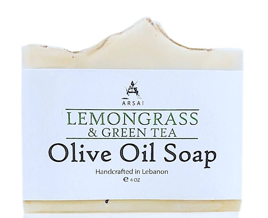 Arsai Soap - Wholesale Bar Soap - Lemongrass & Green Tea - Pure Olive Oil Soap Bar - Handcrafted - All-Natural - Moisturizing & Soothing - 4oz - For All Skin Types - Unisex2