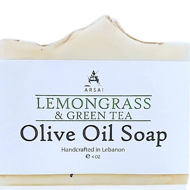 Arsai Soap - Wholesale Bar Soap - Lemongrass & Green Tea - Pure Olive Oil Soap Bar - Handcrafted - All-Natural - Moisturizing & Soothing - 4oz - For All Skin Types - Unisex2