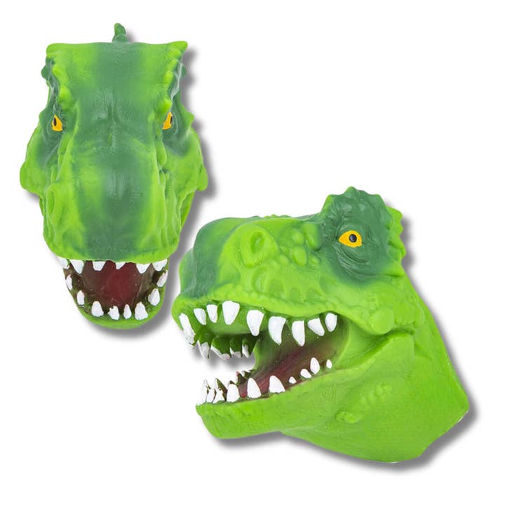 Holiday Décor T-Rex Rubber Hand Puppet Toy For Kids for wholesale by Pagdee Kids Juniors