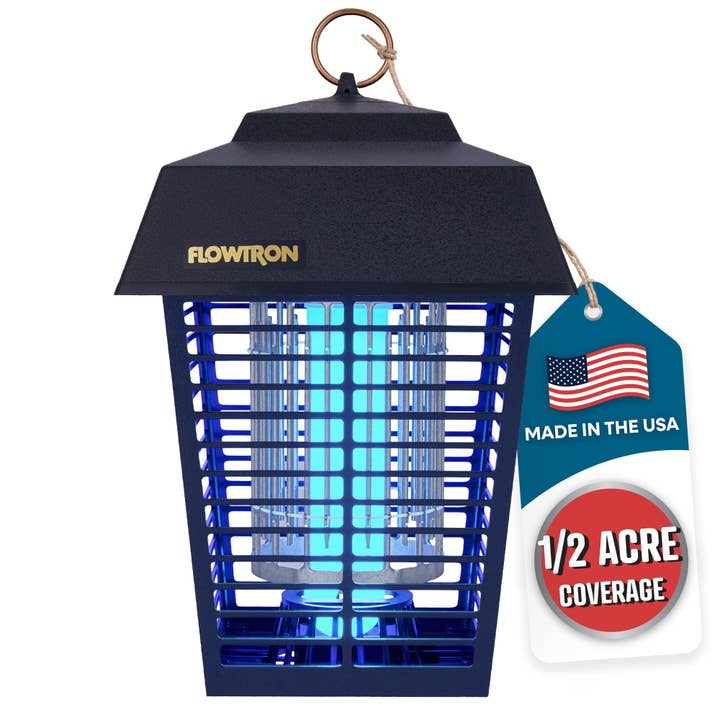 Bug Zapper 1/2 Acre, 15W UV, 5600V, UL Certified for wholesale by Flowtron