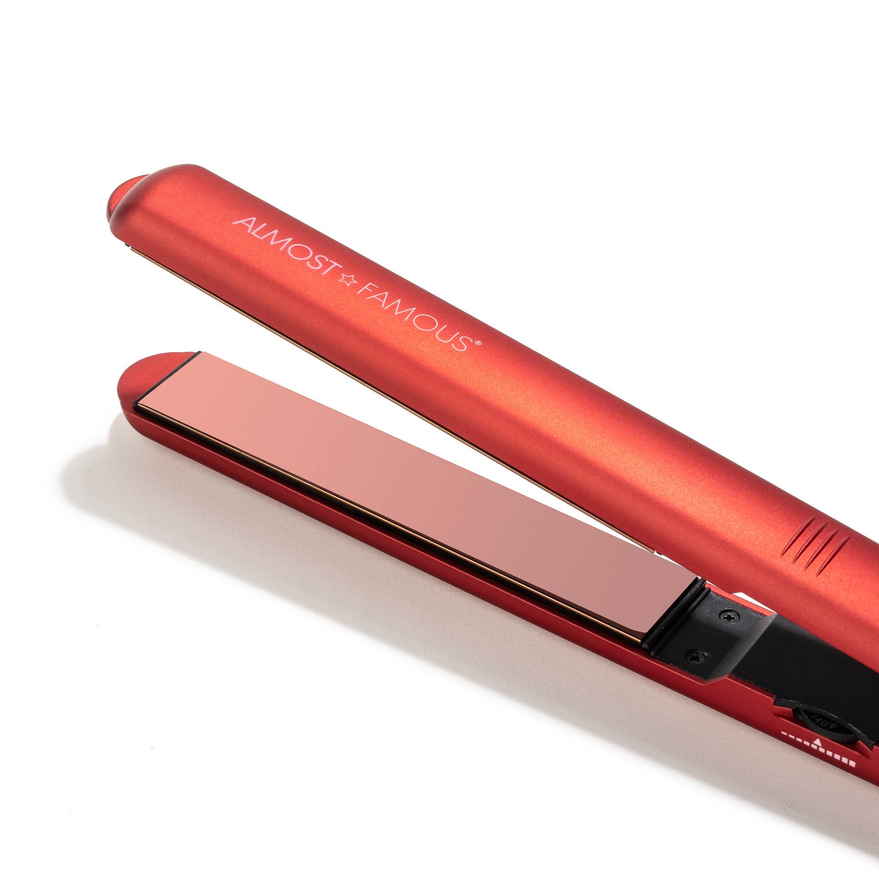 Almost Famous - Wholesale Straightener/Flat Iron - MaxLength 1" Flat Iron with Rose Gold Titanium Plates0