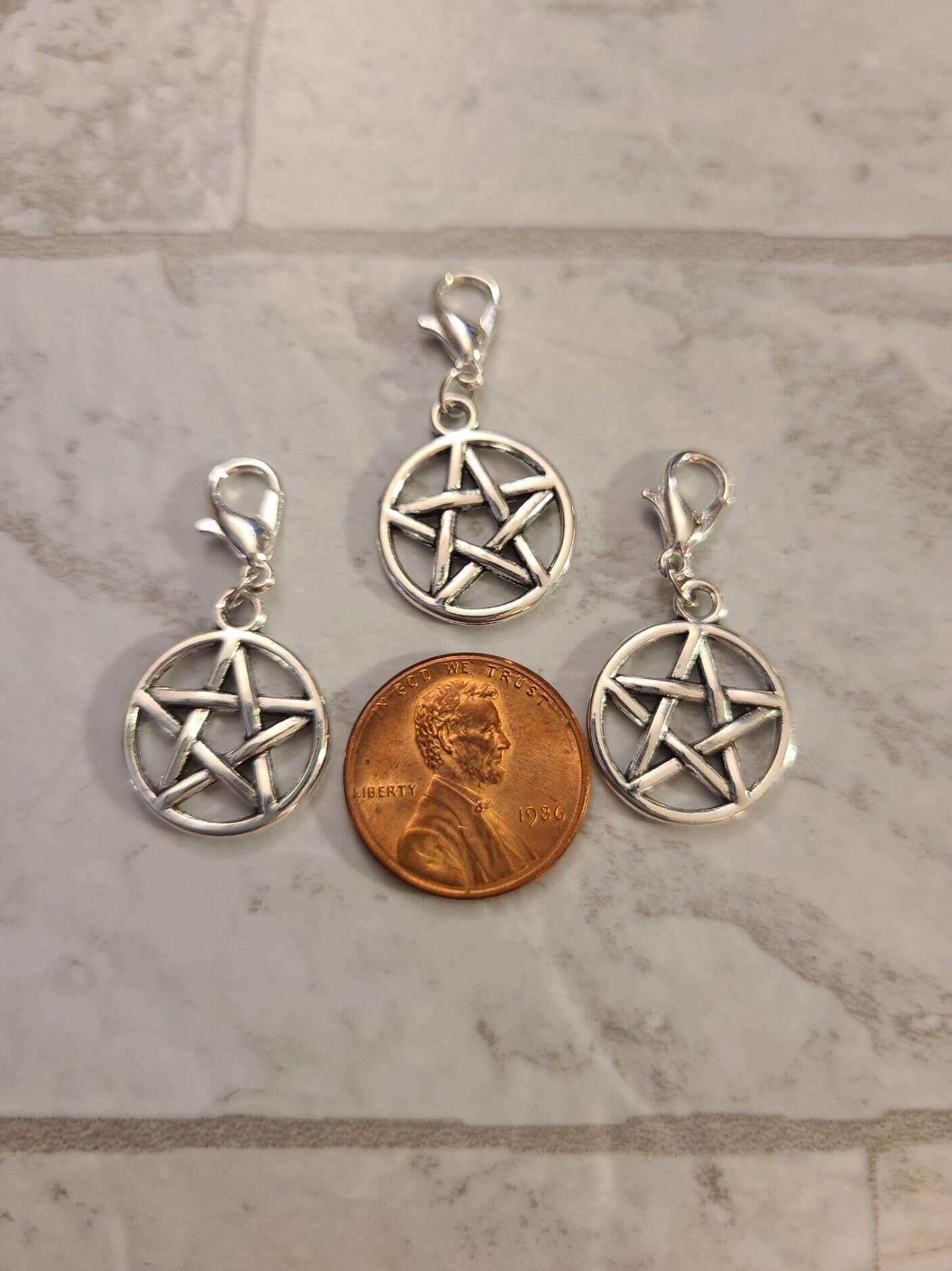 WBC Shops - Wholesale Individual Charm/Pendant - Witchy Charms Silver, for Purse, Pouches, Keyrings6