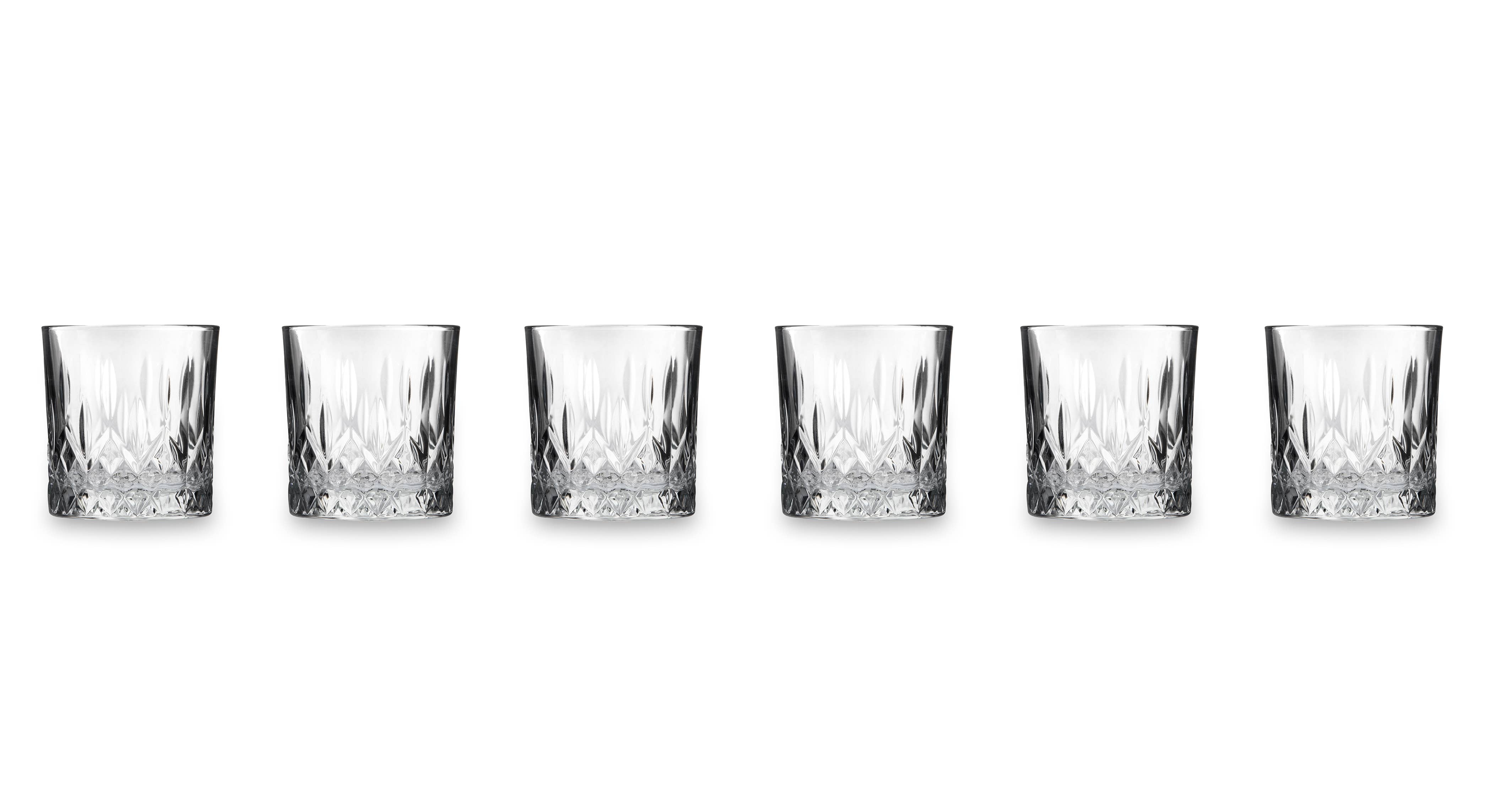 Transparent Colorless Set of 6 Warsaw Glasses CL 33 for wholesale on Faire1