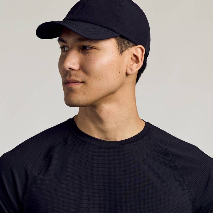 True Classic - Wholesale Baseball Cap - Men's - Black Active Running Cap0