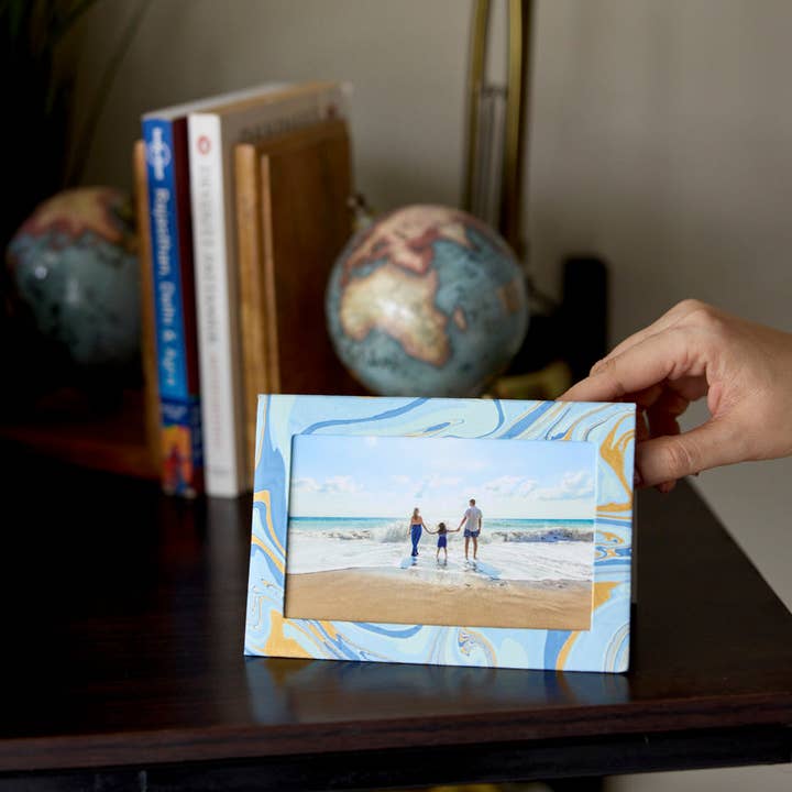 Paper Mirchi – Engroshandel Fødselsdagskort – Mindegave Marmor Hilsen Kort - Fotoramme Sommerhimmel9