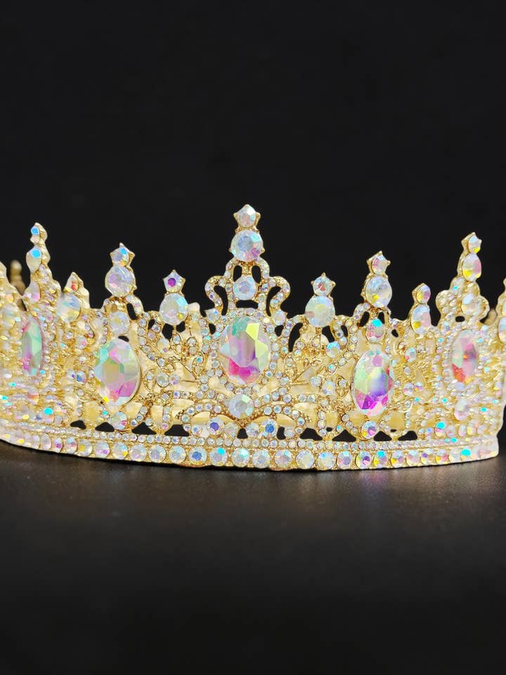 AB-kristallen koningskroon, cosplaykostuum, verjaardagskroon voor wholesale door Happy Dream Gifts