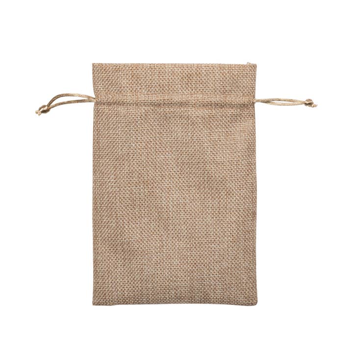 Hammont - Wholesale Gift Bag - Burlap Drawstring Bags 3X4 , 5X4, 4.8 X 7.2, 6.5 X 8.55