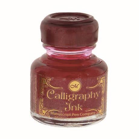 Encres Cadeau Calligraphie Manuscript - boîte de 6 - Rose pour la vente par Manuscript