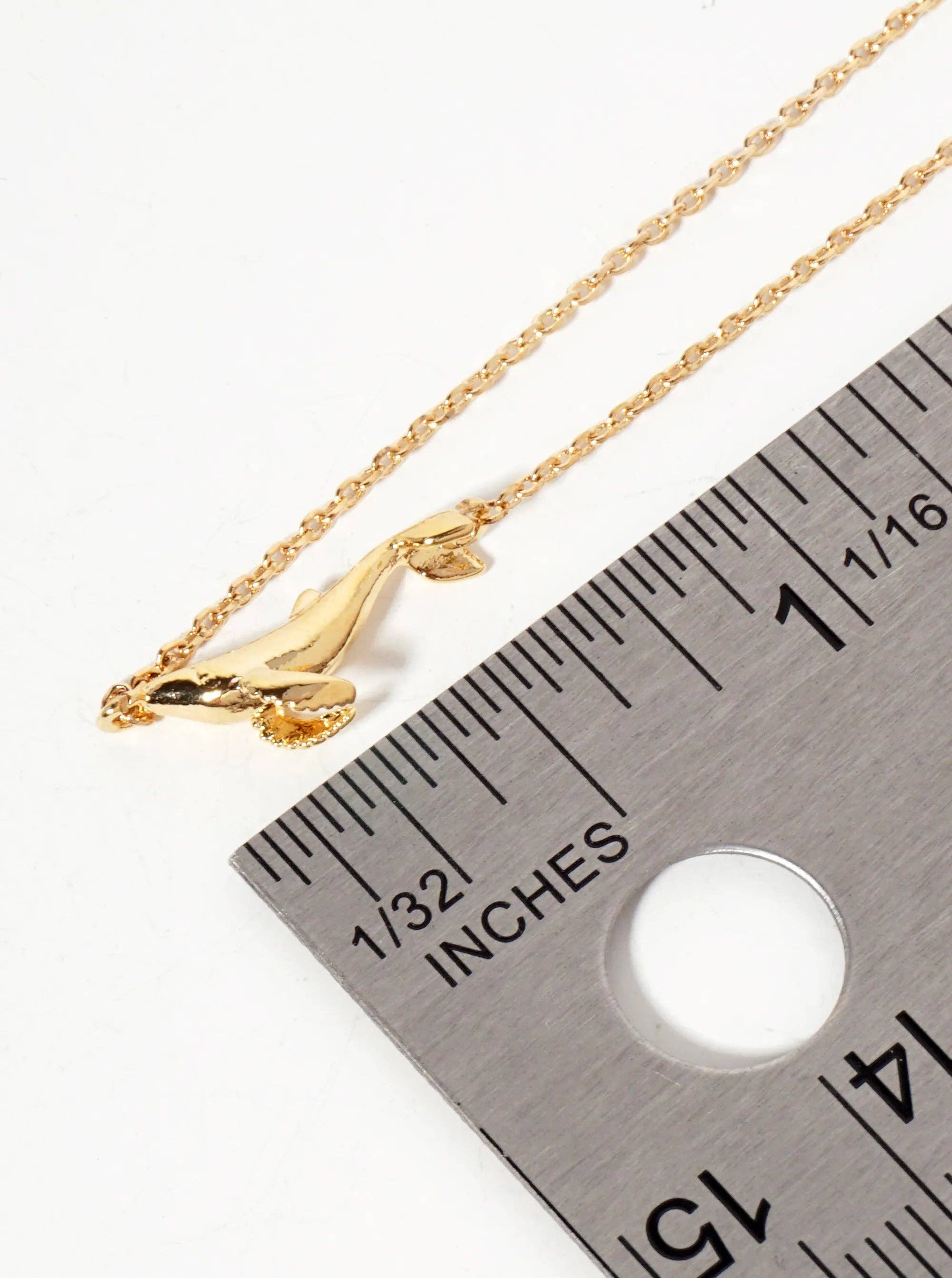 Wild Honey - Wholesale Pendant/Charm Necklace - Sea-Life Whale Pendant 18K Gold-Dipped Necklace3