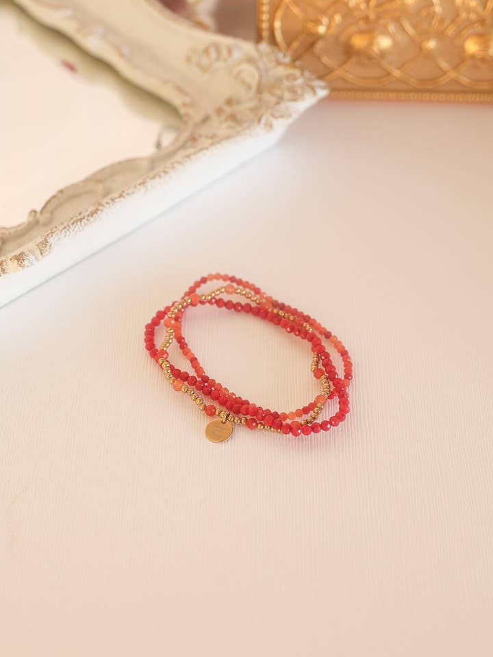 Conjunto de Pulseras Elásticas Kitri para venta al por mayor de Rose and Clay