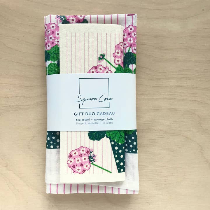 Geranium Gift Duo for wholesale by Square Love