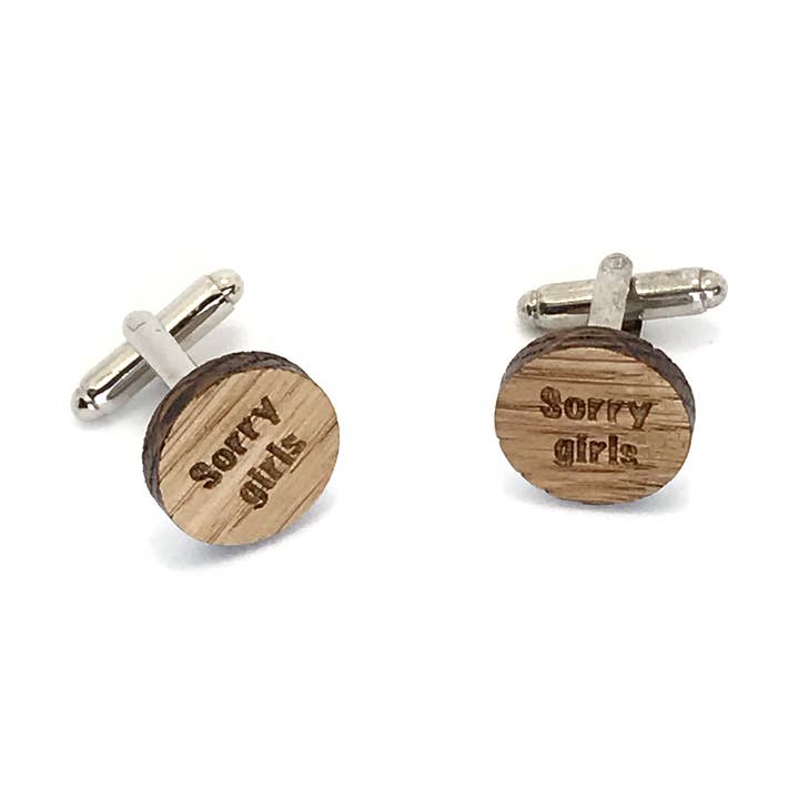 Sorry Girls Hochzeit Manschettenknöpfe für den Großhandel von Sac de Noeud