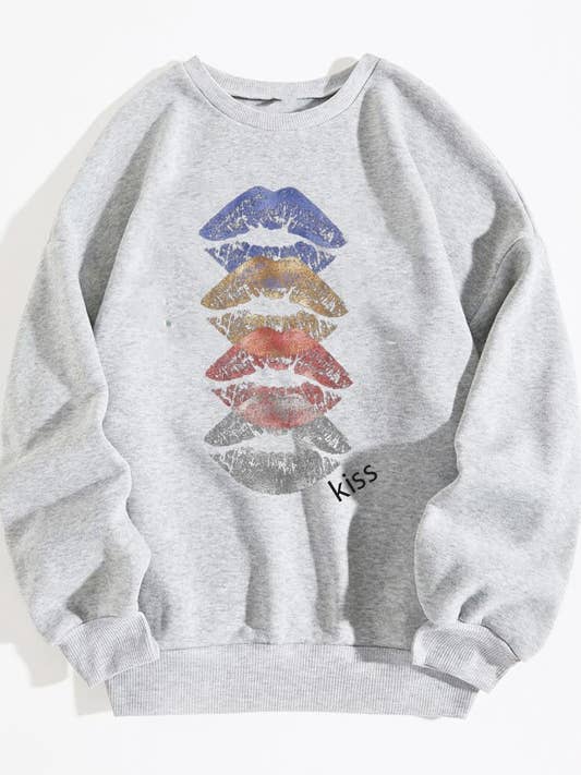 DCC-L4133 Lib Color Graphic Sweatshirt for wholesale by DOTCOM
