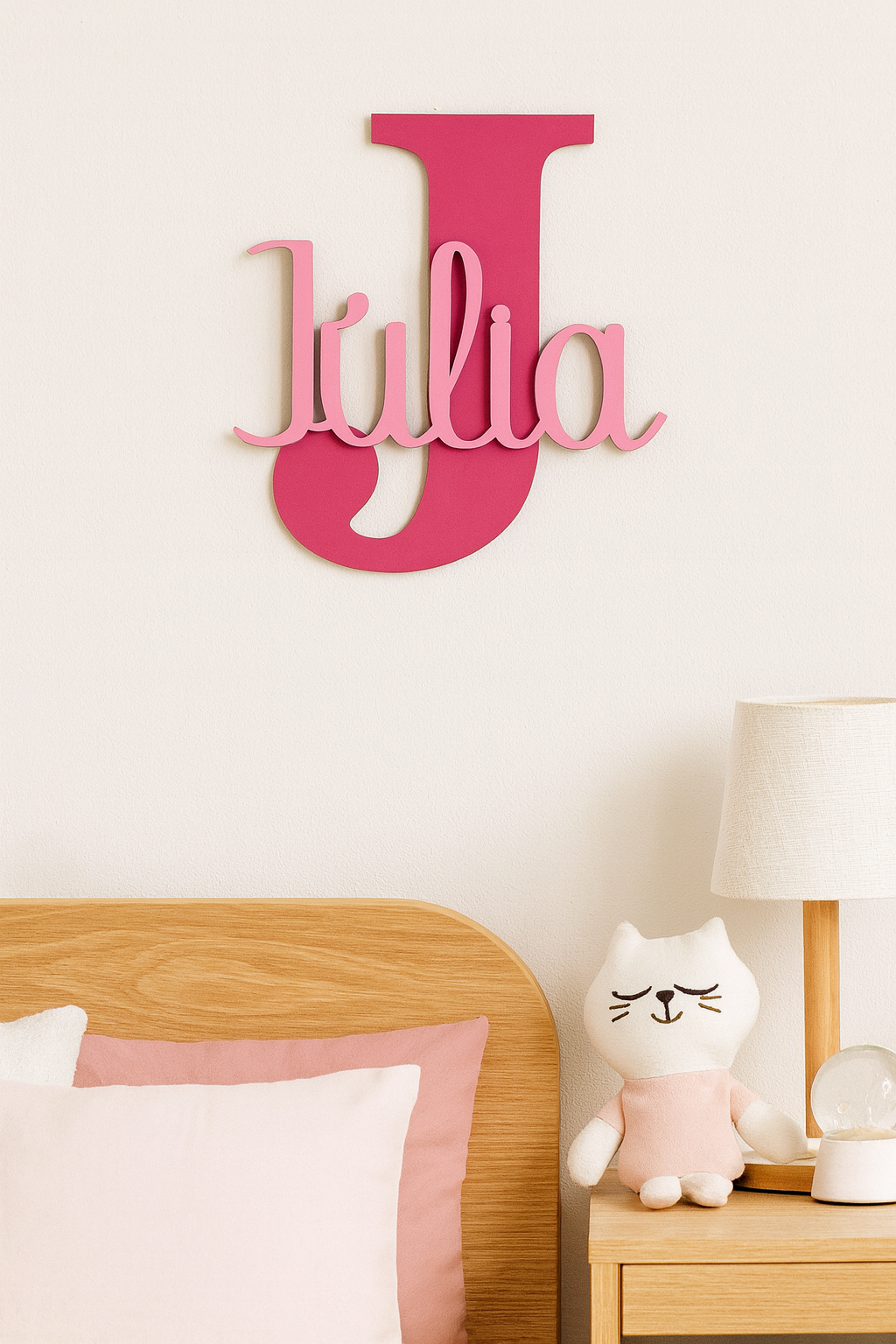 Fustik - Vendita all'ingrosso Decorazione da parete 3D - Iniziale con Nome Personalizzato3