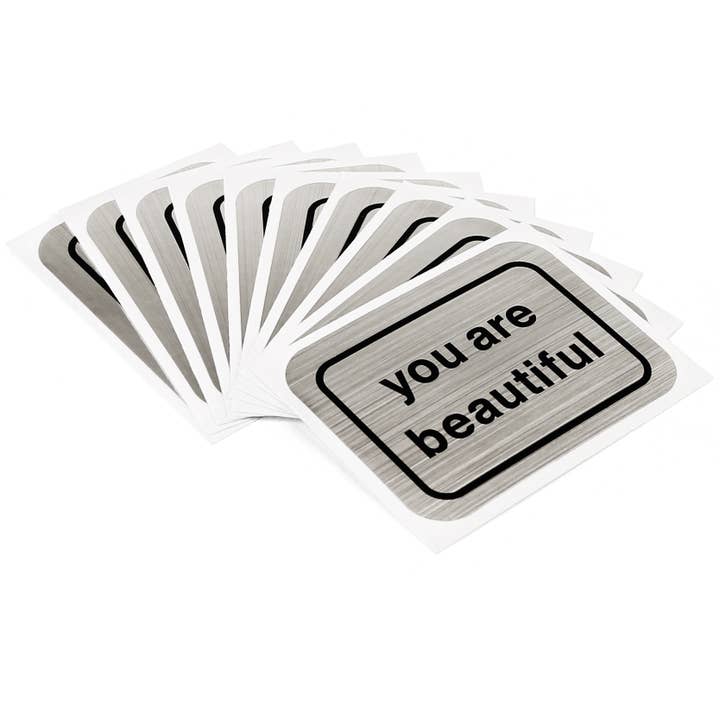 You Are Beautiful - Wholesale Sticker - The Original You Are Beauitufl Stickers - 50 Sticker Pack