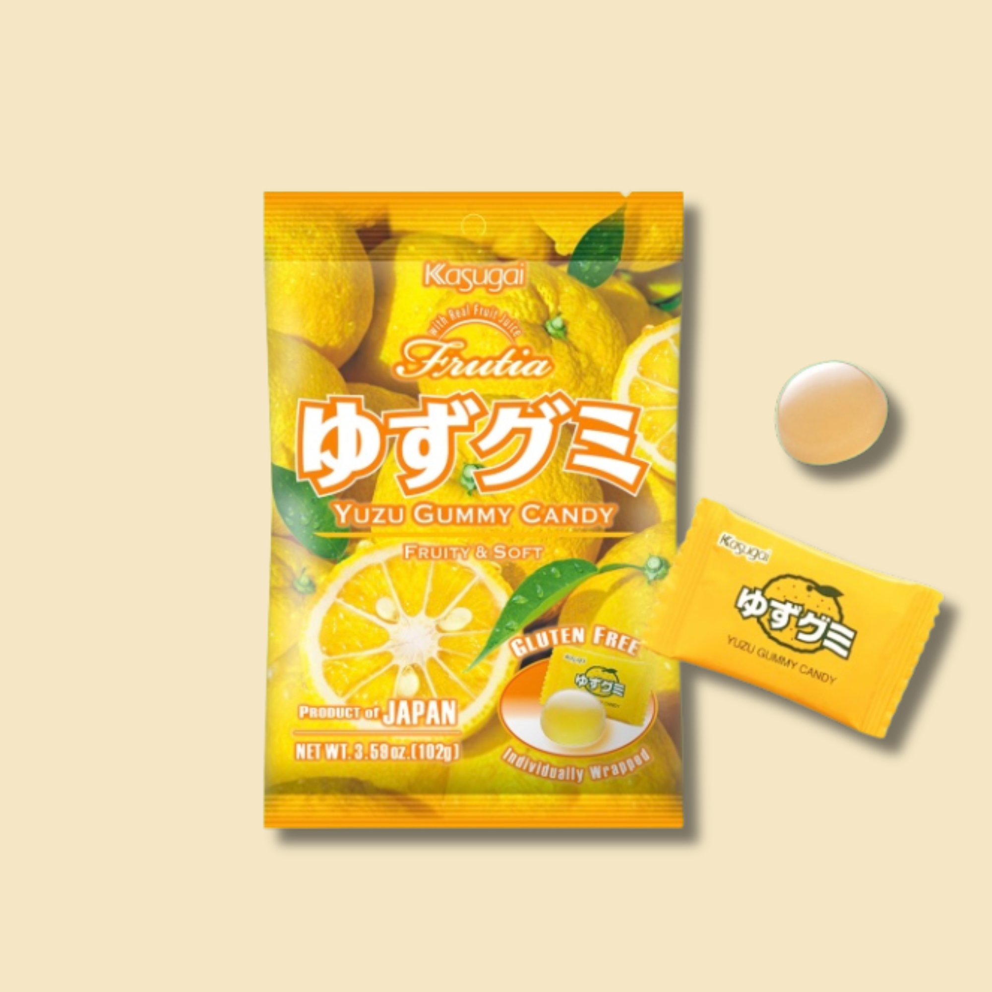 Tanuki Towne - Wholesale Gummy - Kasugai Japanese Fruit Flavored Gummies 12