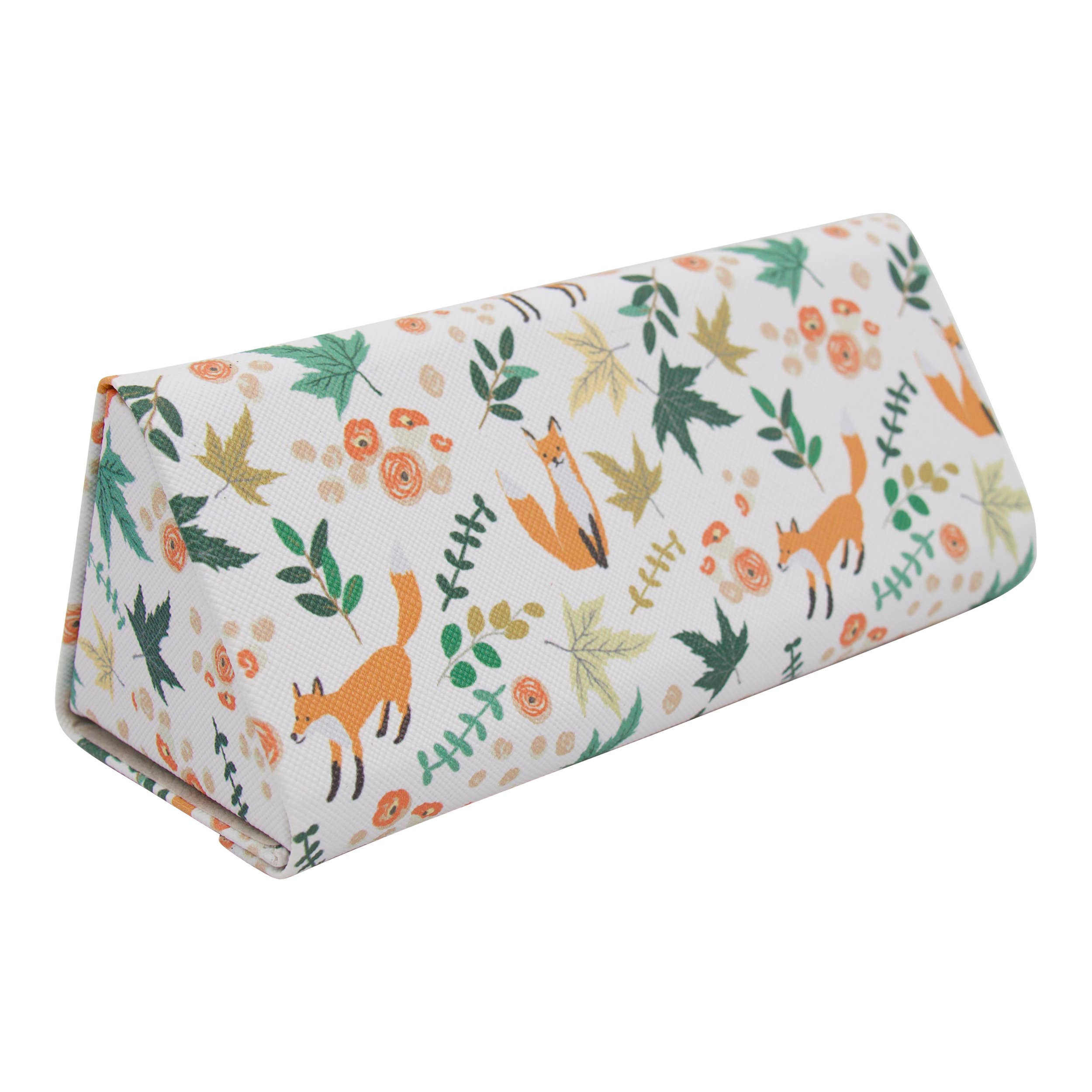 Real Sic - Vente Étui et rangement à lunettes – unisexe - Étui à lunettes Foxes — Cute Animals — Cuir végétalien3