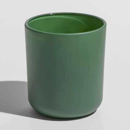 12oz Matte Forest Green Candle Jar for wholesale by Hive and Honey Candle Supply