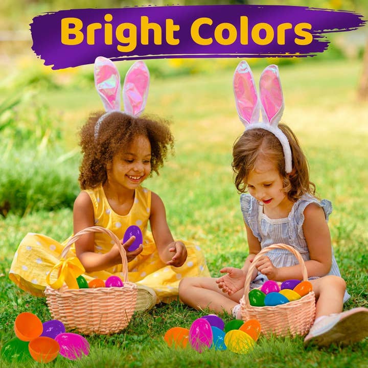 Stargo Brands Llc - Wholesale Party Favor - Easter Eggs 3” Large Plastic Eggs Empty Fillable1