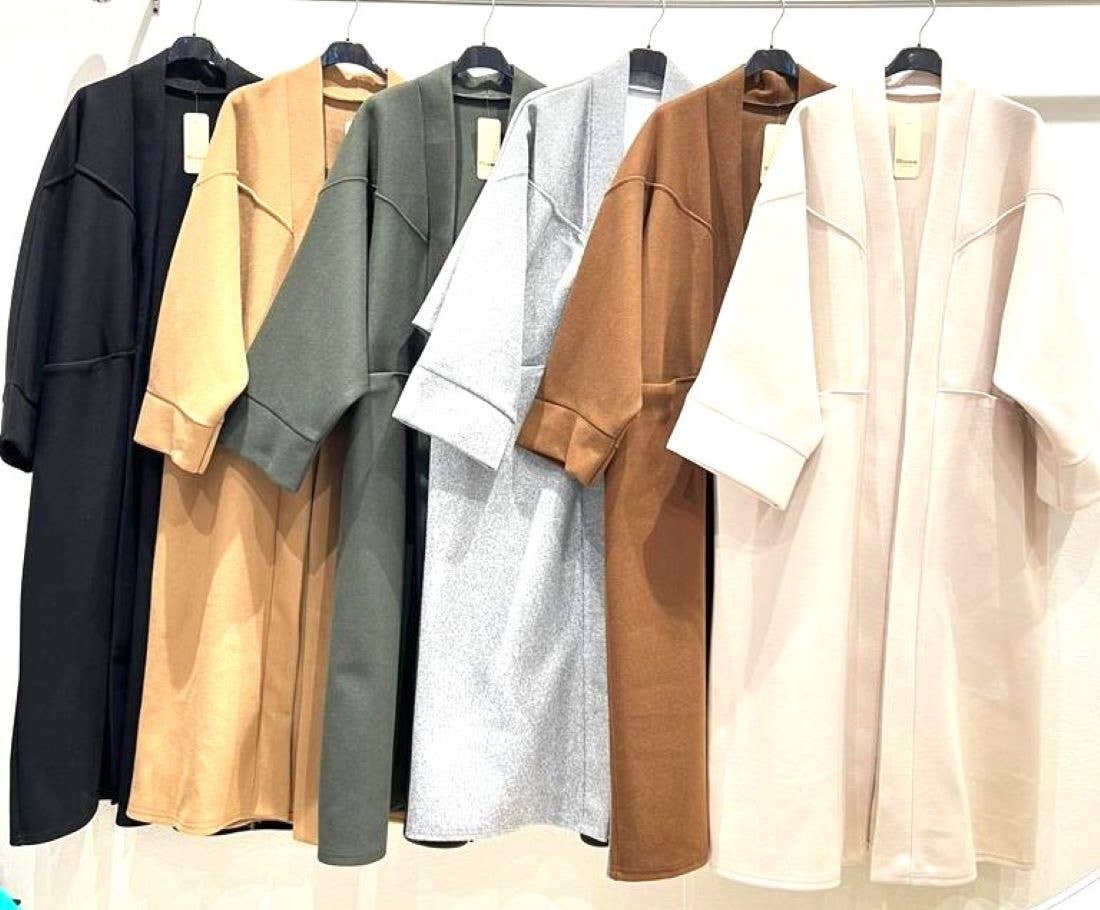 LES GRENOUILLES DU MARAIS – Engroshandel Frakke - Dame – Miu 191 kimono-jakke1