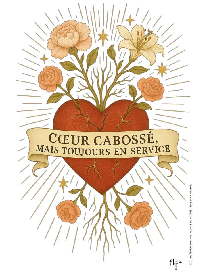 BRUISED HEART for wholesale by ATELIER SINCLAIR