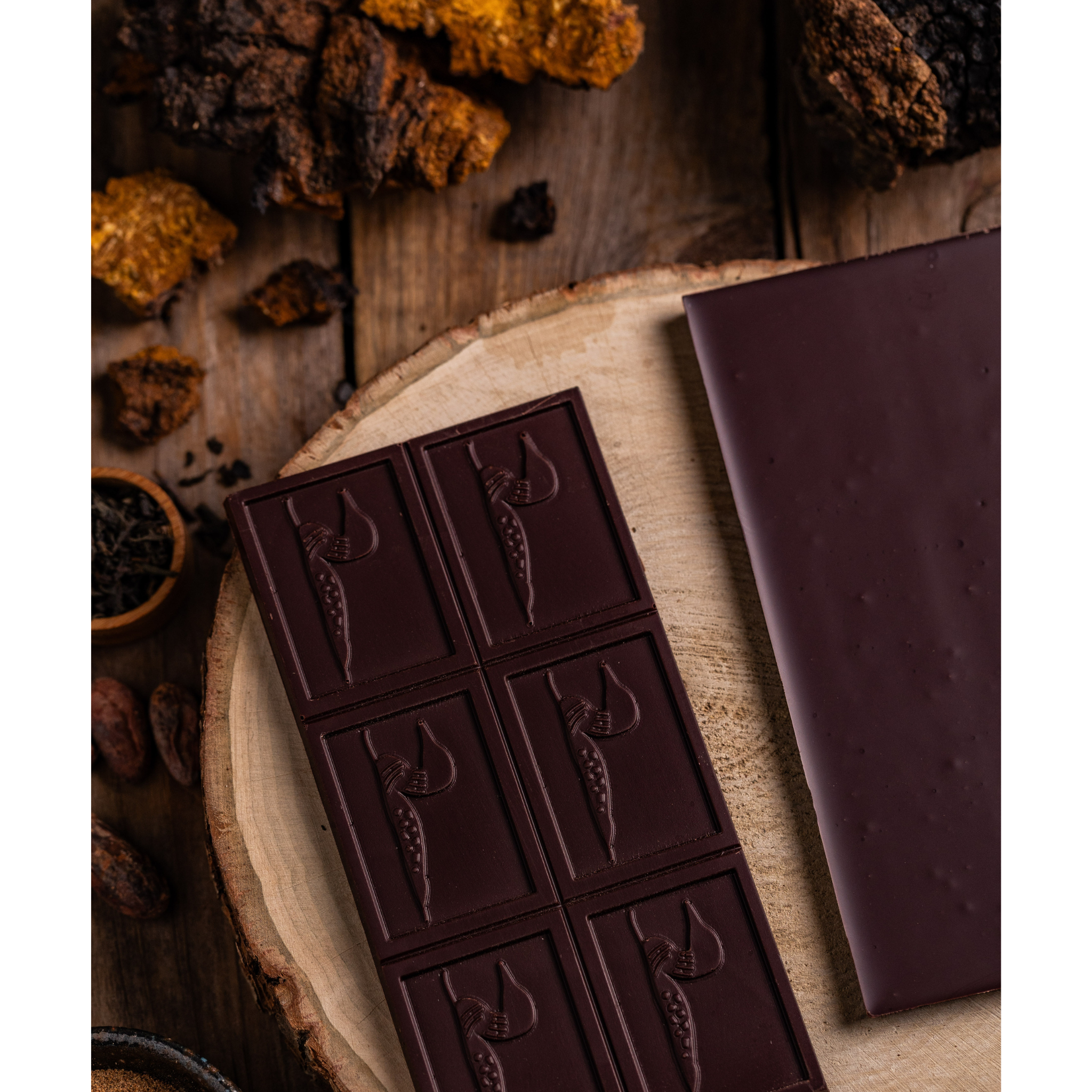 Loon Chocolate - Wholesale Chocolate Bar - Chaga Chai Dark Chocolate1