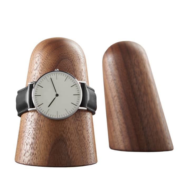 TIME-OFF Watch- and Bracelet Holder Small - Walnut for wholesale by dot aaarhus ApS