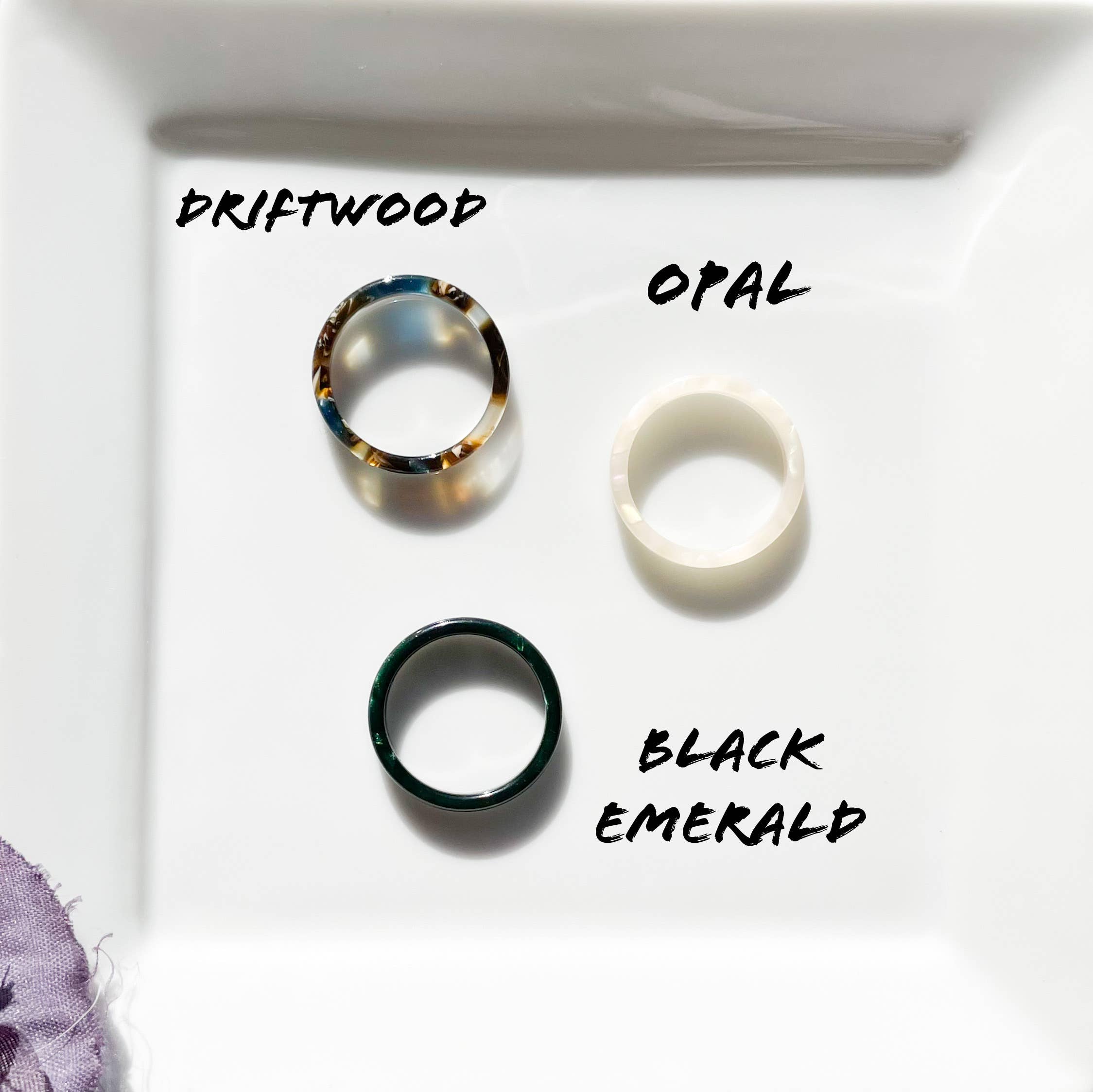 Fenna&Fei - Wholesale Band/Stacked Ring - 8 Pack - Flat Ring Collection1