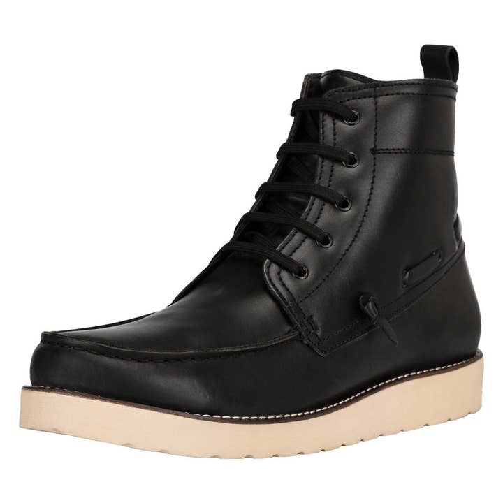 LIBERTYZENO - Wholesale Combat/Military Boots - Men's - Auda Leather Lace-Up Boots