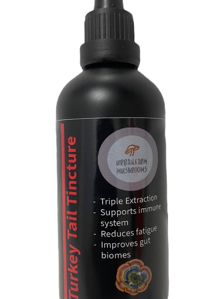 Turkey Tail 'Triple Extracted' Tincture for wholesale by Urban Farm Mushrooms
