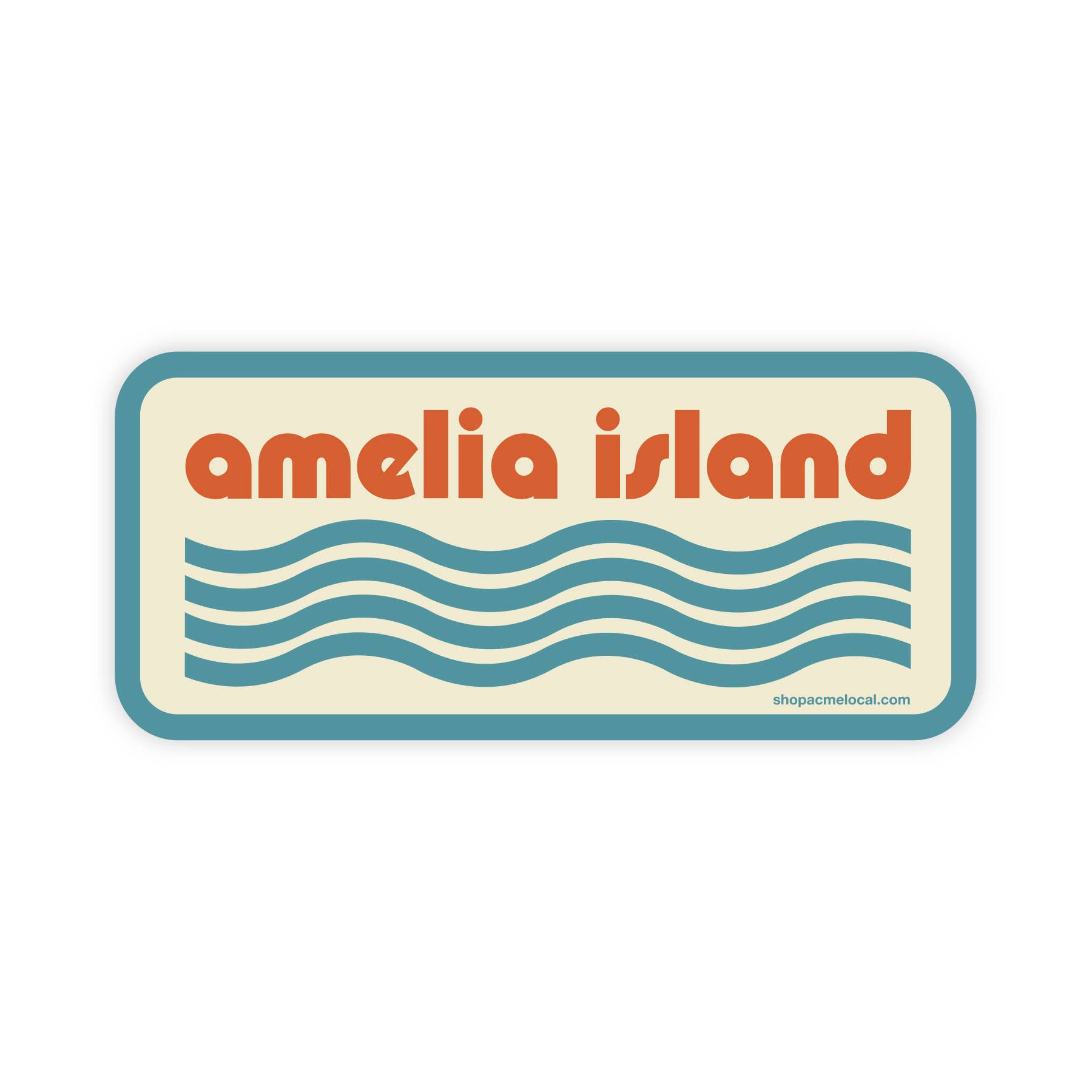 Acme Local - Wholesale Sticker - Waves Customizable Sticker