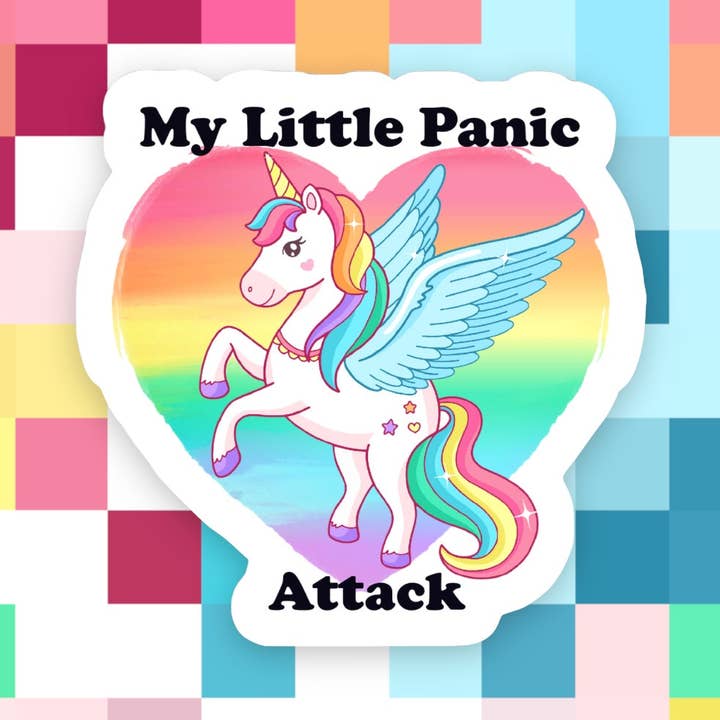 My Little Panic Attack Sticker for wholesale by Ace the Pitmatian Co