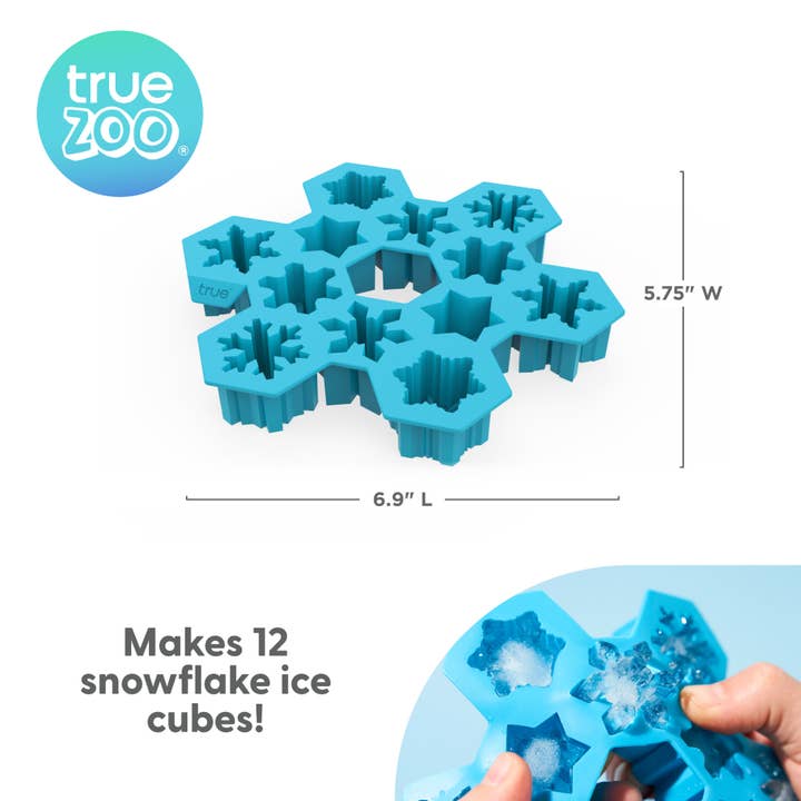 TRUE - Wholesale Ice Tray/Mold - TrueZoo Silicone Snowflake Ice Cube Tray Mold5