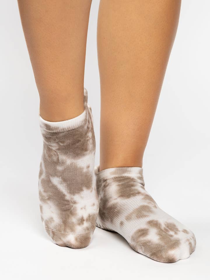 Women's Dominique Full Foot Grip Sock – No Slip Cotton Blend for Pilates & Barre for wholesale by Pointe Studio