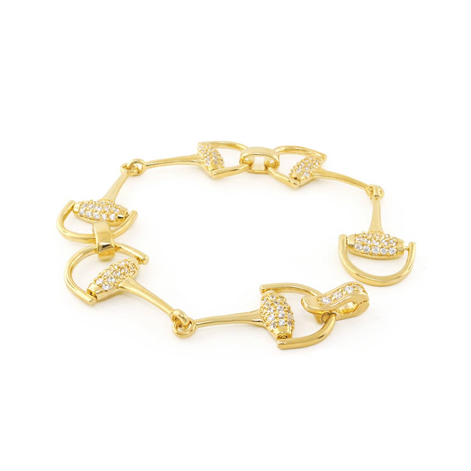 Lauren G Adams - Wholesale Link & Chain Bracelet - Equestrian Stirrup Bracelet0