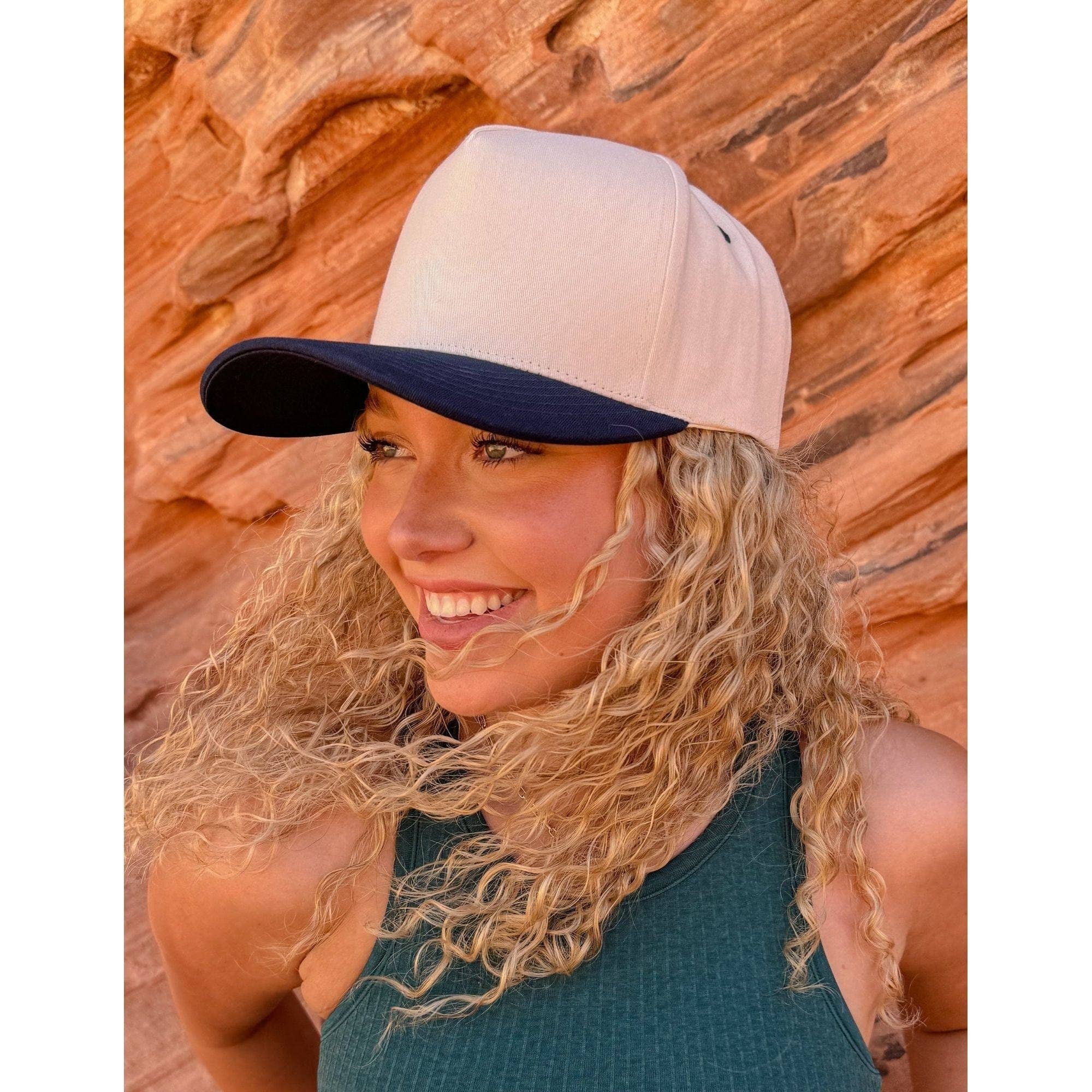 MiMi Wholesale - Wholesale Trucker Hat - Women's - TCM0002 Two Tone Canvas Trucker Hat15