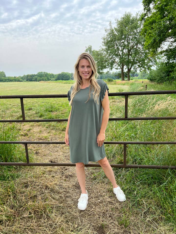 Dress Bari Army voor wholesale door Cluca