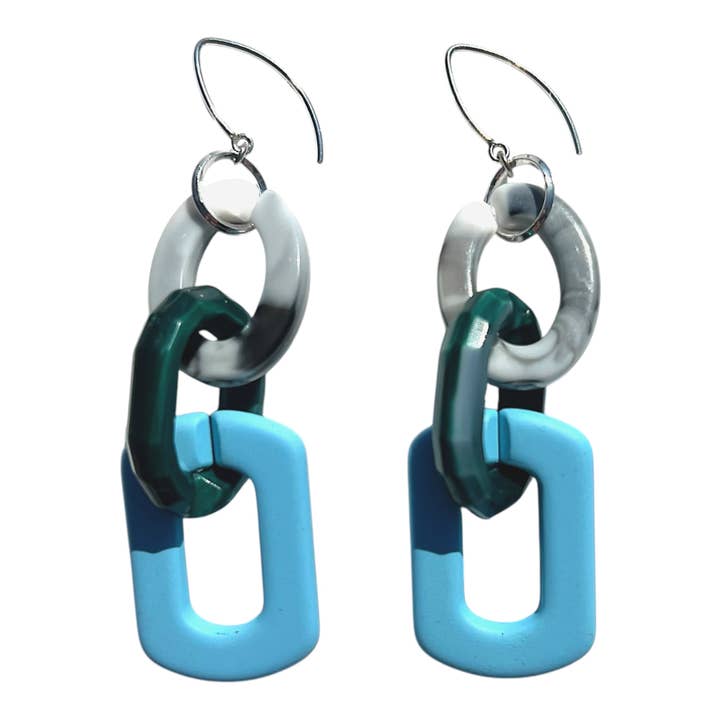 MPR x IMAGINARIUM: Geodätische Leucht-Ohrringe für den Großhandel von Meghan Patrice Riley