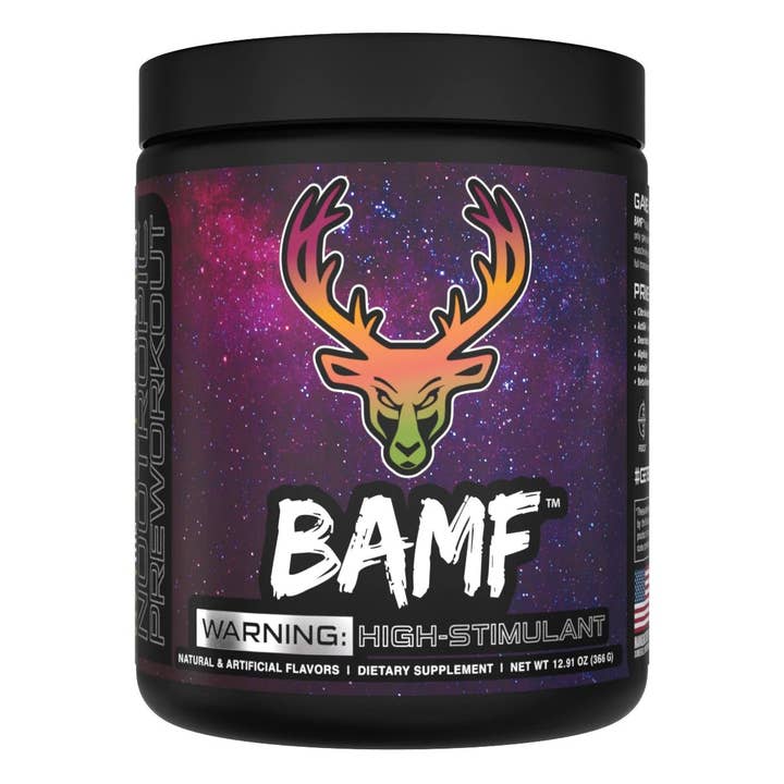 Campus Protein - Wholesale Protein/Superfood Powder - Bucked Up BAMF Pre Workout8