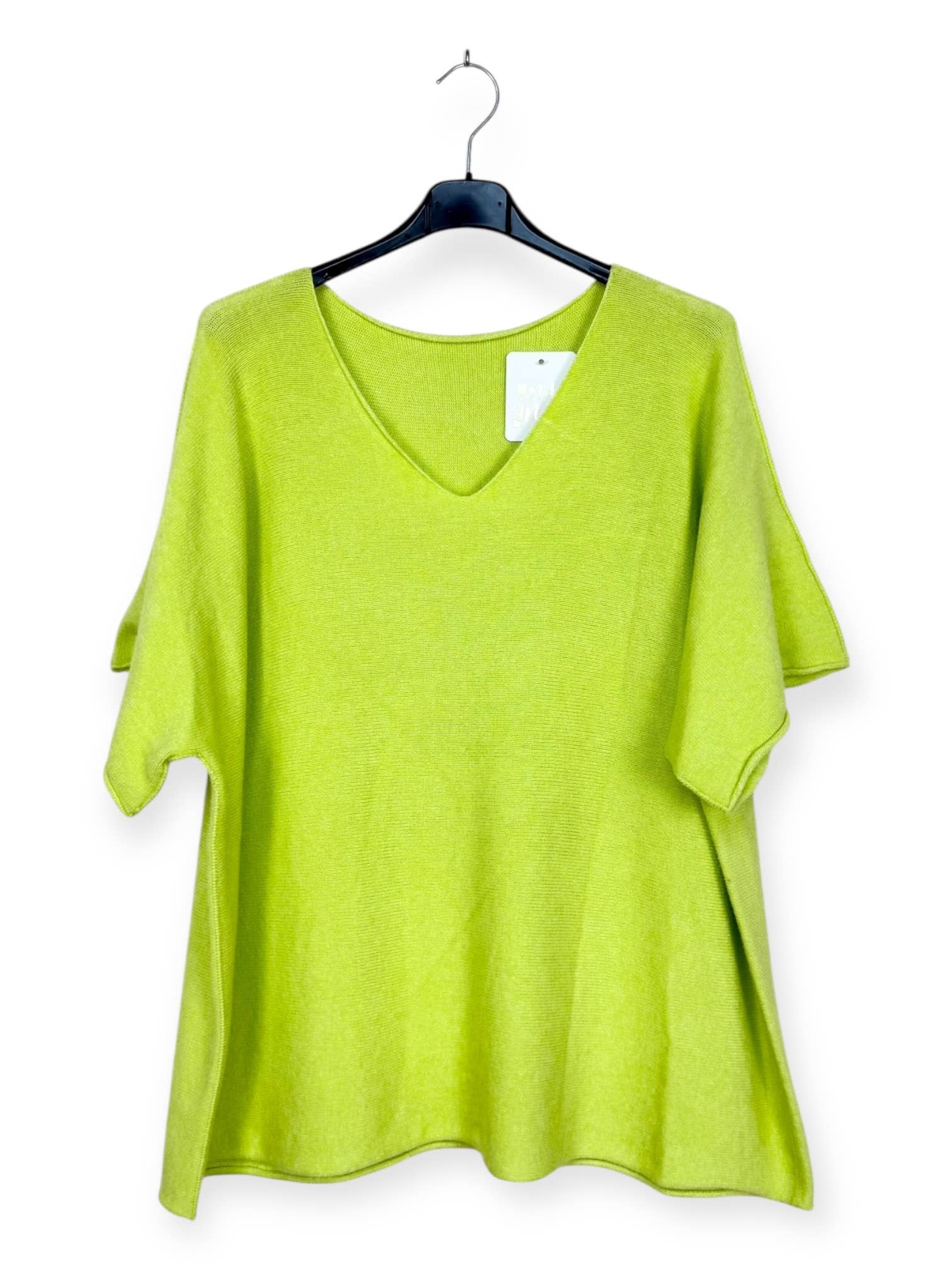 Lucky Nana - Wholesale Poncho - Women's - AH L2202 - Plus Size V-Neck Poncho Sweater15