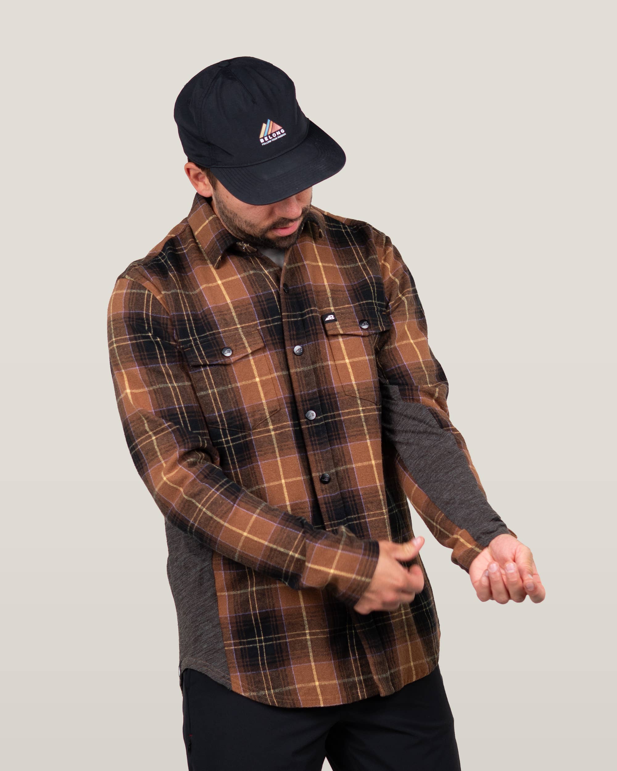 Belong Designs - Wholesale Button Down Shirt - Men's - Men's Deadline Tek Flannel (Restock Coming soon, 12/10)46