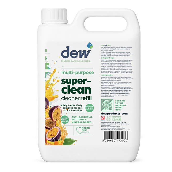 Multi-Purpose Superclean Passion Fruit & Mango 5L Refill for wholesale by Dew