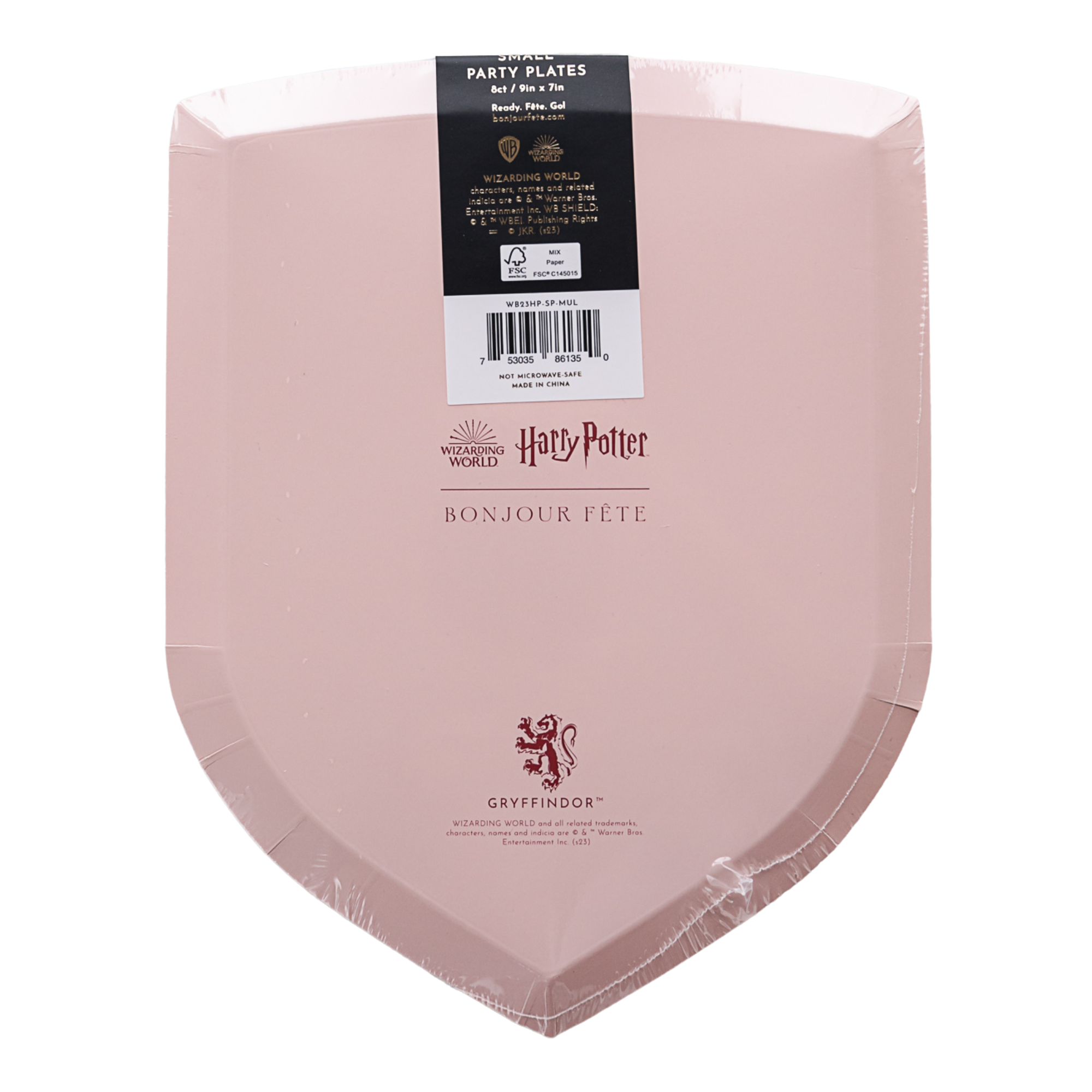 Bonjour Fête - Wholesale Disposable Plate - HARRY POTTER X BONJOUR FÊTE HOUSE PRIDE SMALL PLATES6