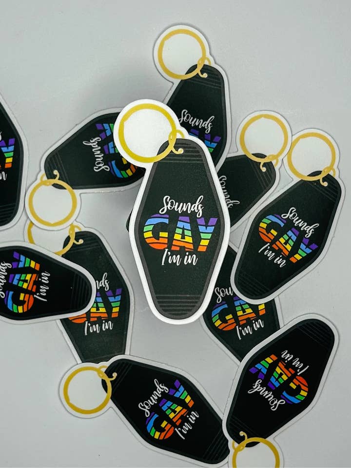 Adesivo Sounds Gay per la vendita all'ingrosso da parte di Embellished Baubles