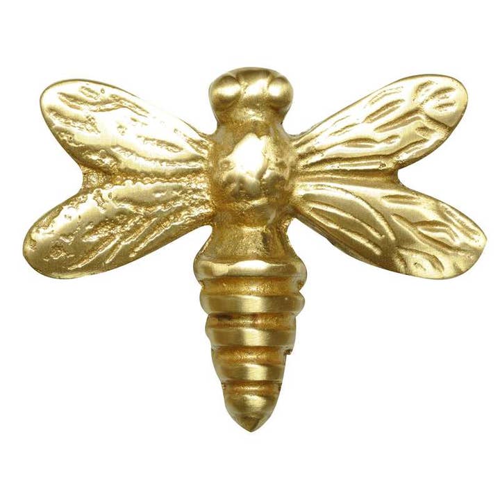 GREEP DRAGONFLY VAN SATIJNGEBORSTELD MESSING voor wholesale door CAMBESA