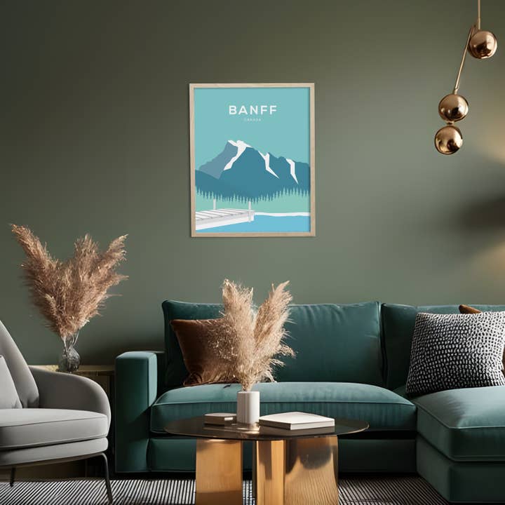 Stampa di Rundle a Banff per la vendita all'ingrosso da parte di Wildly Supply Co.