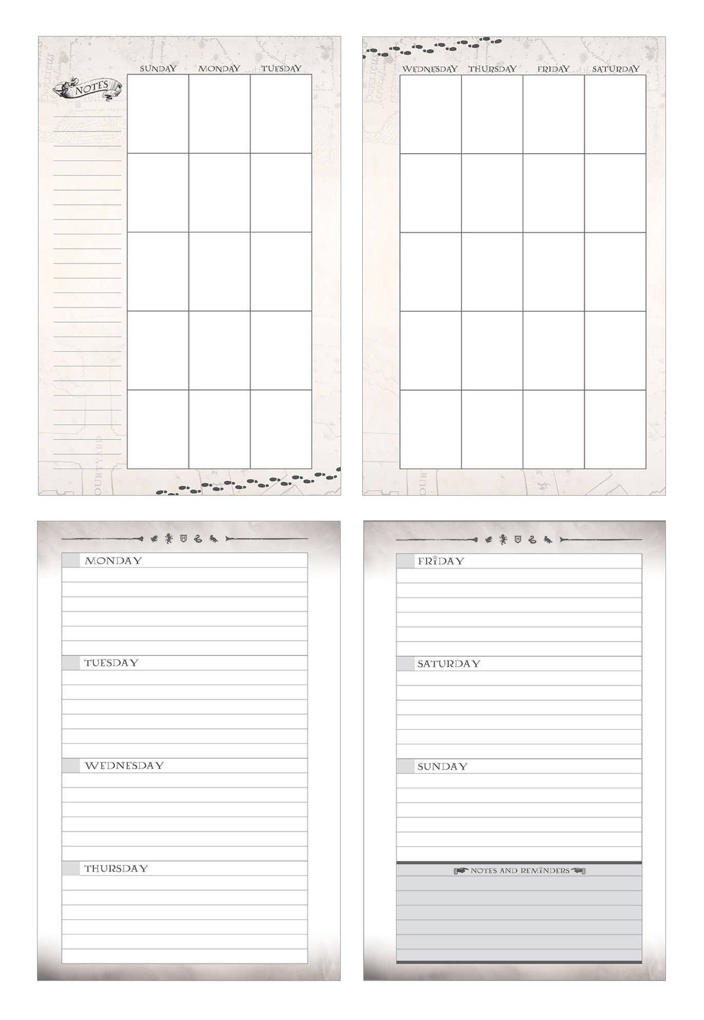 Paper House Productions - Wholesale Planner - Harry Potter - Mini 12 Month Undated Planner2
