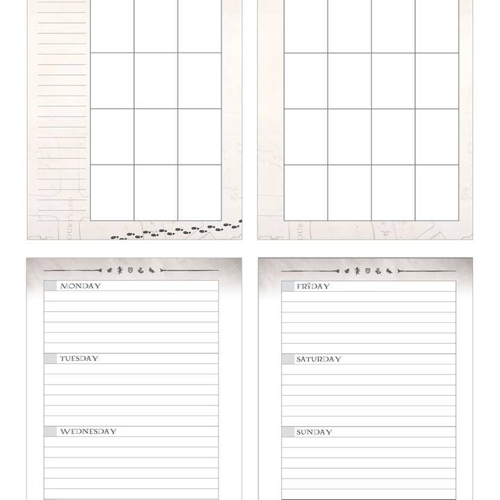 Paper House Productions - Wholesale Planner - Harry Potter - Mini 12 Month Undated Planner2