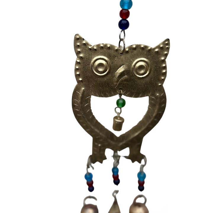 Hopes Unlimited - Wholesale Wind Chime - Wise Owl Guardian Wind Chime1