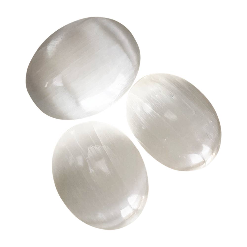 VIE - Wholesale Spiritual Stone/Crystal - Selenite Palm Stone7